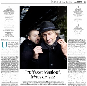 Thibault Stipal - Photographe - Eric Truffaz et Ibrahim Maalouf / Le Monde