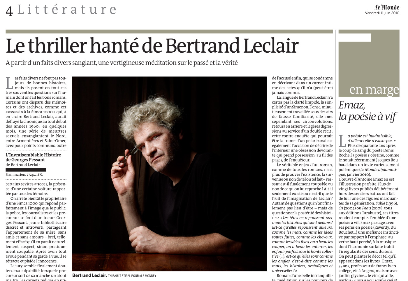 Thibault Stipal - Photographe - Bertrand Leclair / Le Monde - 1