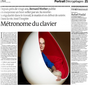 Thibault Stipal - Photographer - Bernard Werber / Le Monde