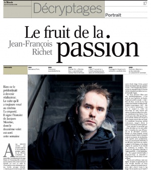 Thibault Stipal - Photographe - Jean-François Richet / Le Monde