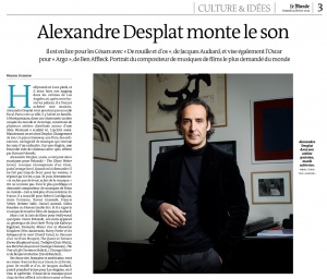 Thibault Stipal - Photographer - Alexandre Desplat / Le Monde