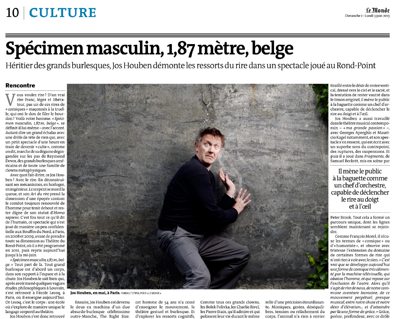 Thibault Stipal - Photographer - Jos Houben / Le Monde - 2