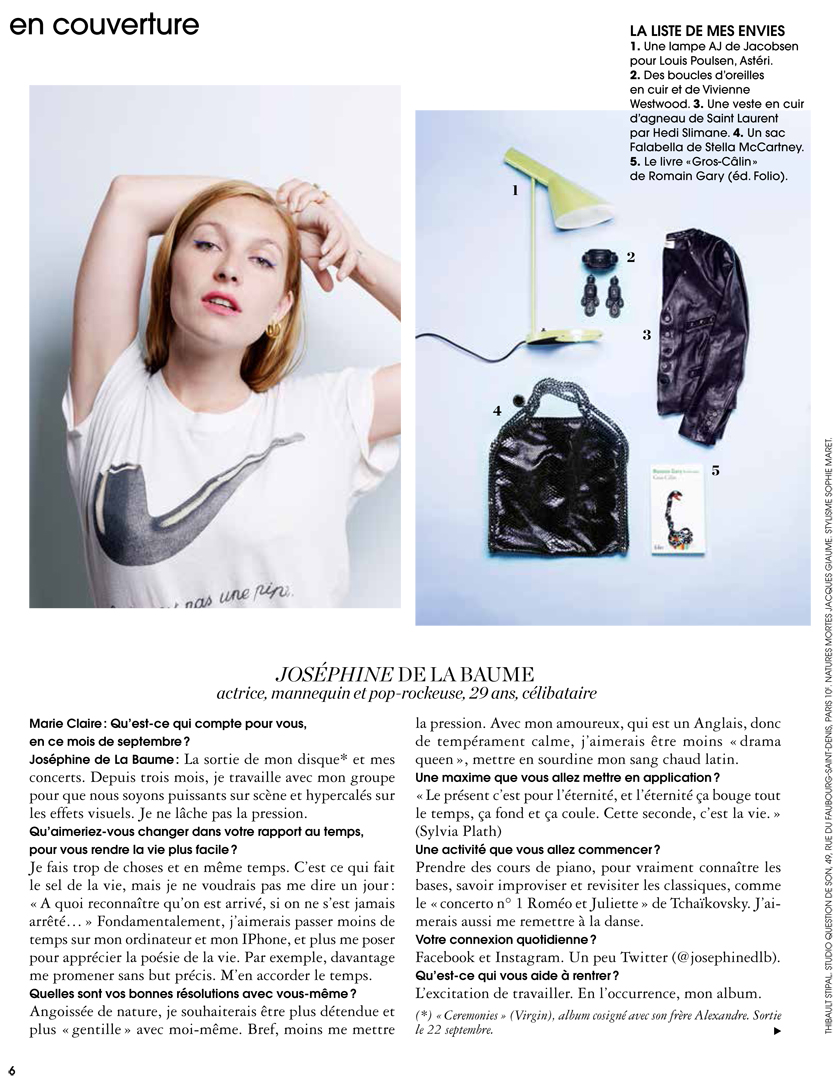 Thibault Stipal - Photographer - Delphine Delafon et Joséphine de la Baume pour Marie Claire  - 2